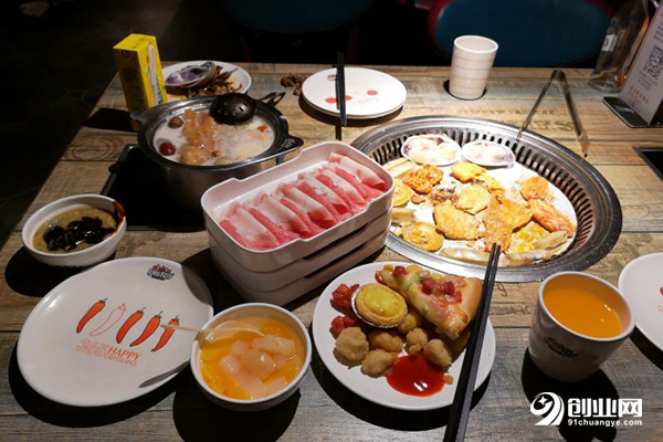 韩风源烧烤涮自助餐厅生意好吗?生意非常火爆