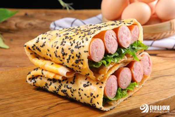 90后大学生创业开煎饼店