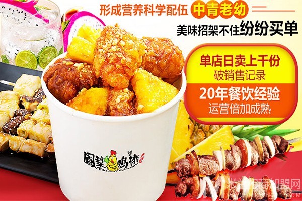 中宝岛凤梨鸡排加盟