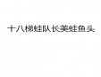 十八梯蛙队长美蛙鱼头