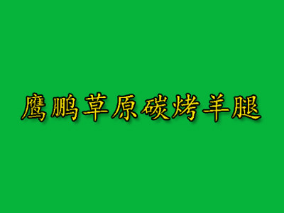 鹰鹏草原碳烤羊腿烧烤